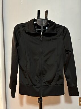 Puma Black Zip-Up Athletic Jacket